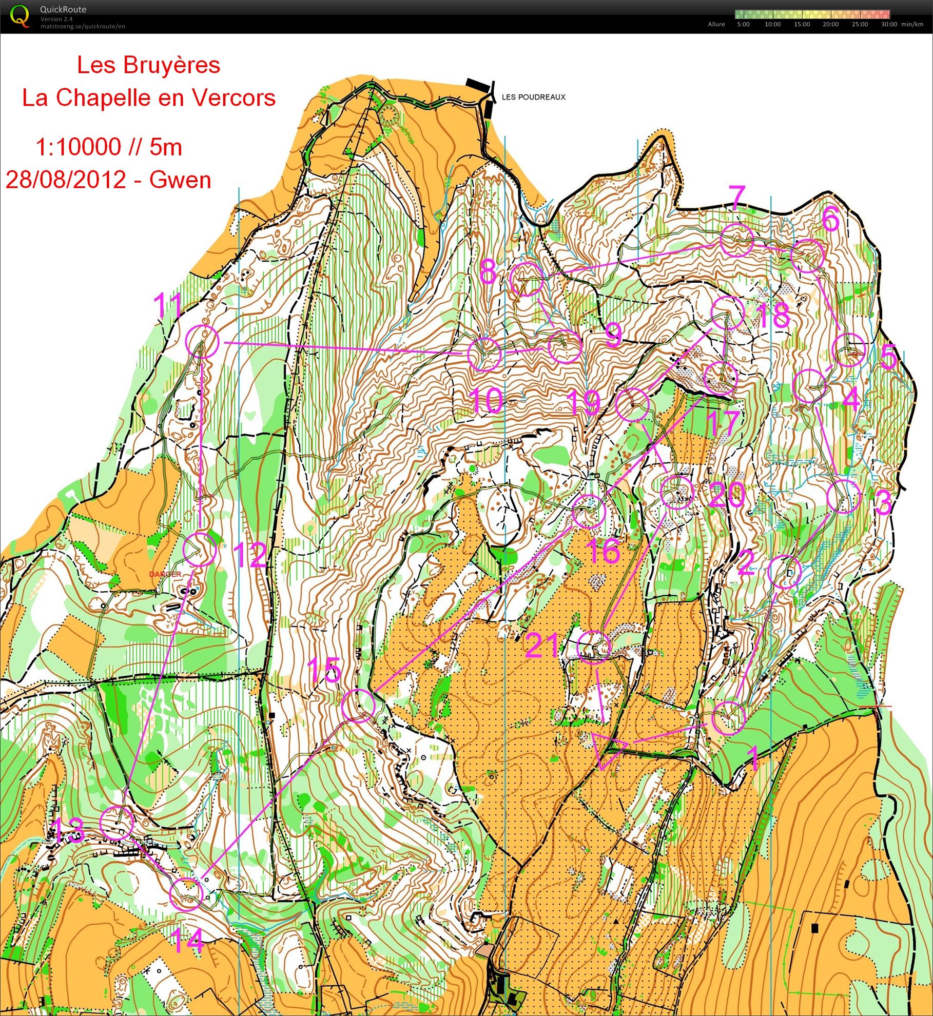 Entrainement La Chapelle en Vercors (28-08-2012)