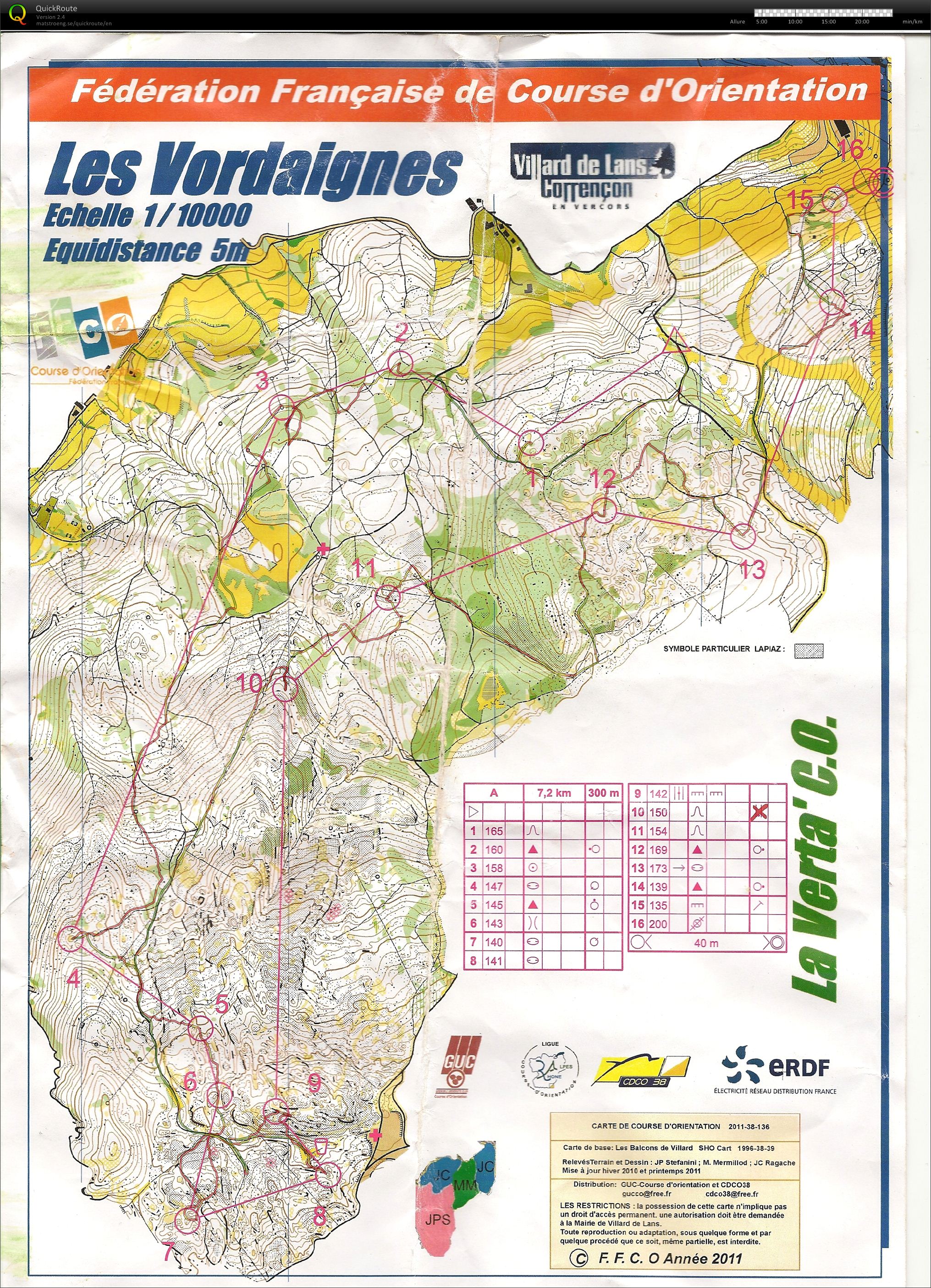 CDL Longue distance Villard de Lans (03/07/2011)