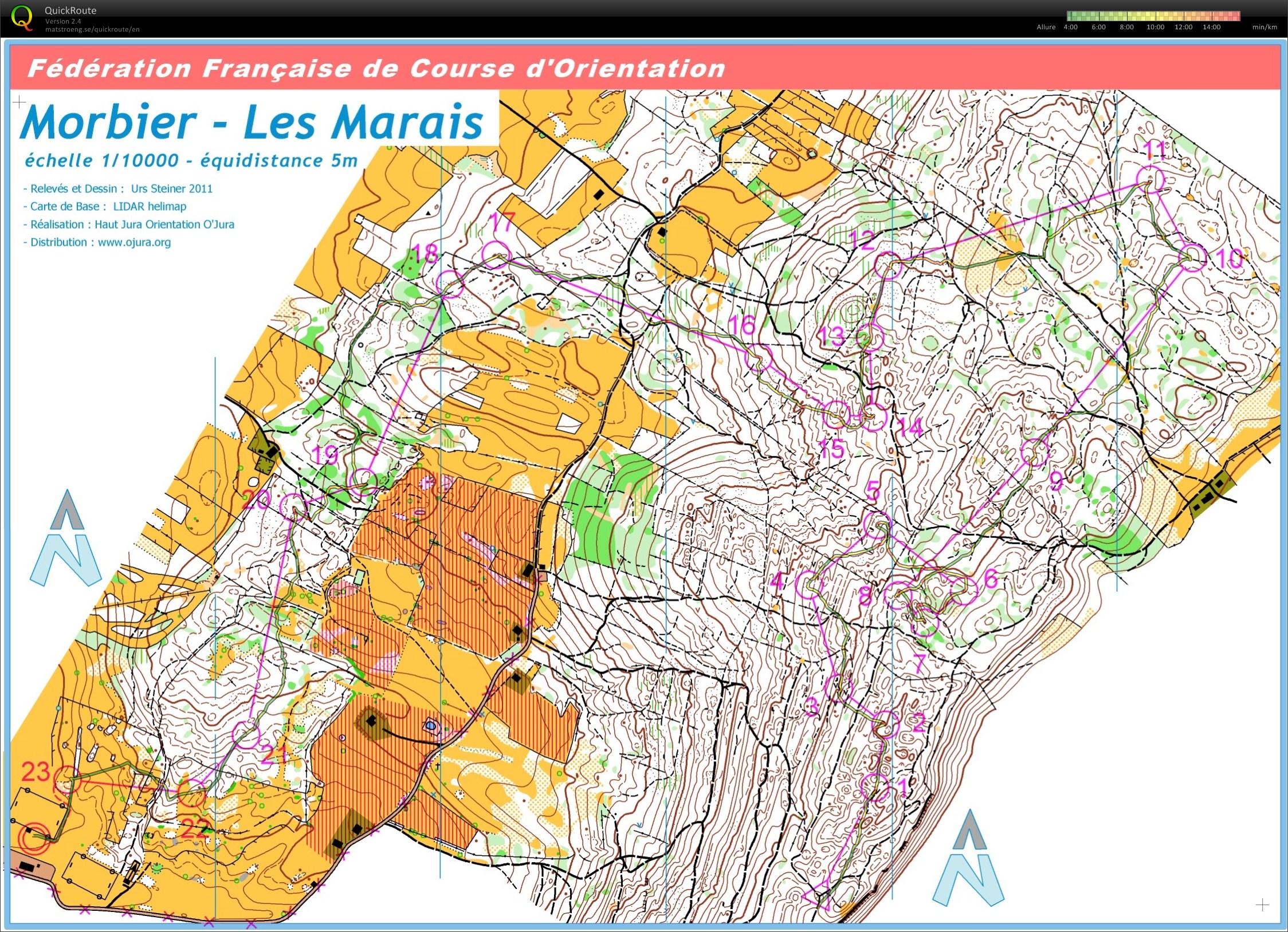 Week-end Haut-Jura, MD Elite (qualif WOC) (28-05-2012)